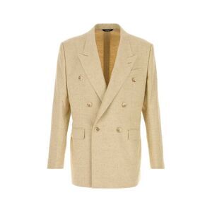 Dolce & Gabbana Men Sand Tweed Blazer